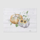 Herfst Herfst Pompoen Zonnebloem Oogst Decoupage Tissuepapier (Voorkant)