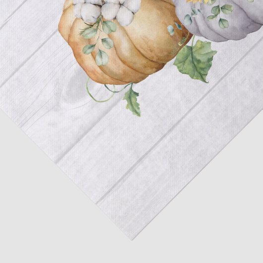 Herfst Herfst Pompoen Zonnebloem Oogst Decoupage Tissuepapier (Detail)