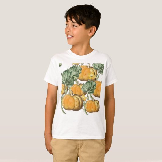 Herfst herfst  pompoenen t-shirt (Voorkant volledig)