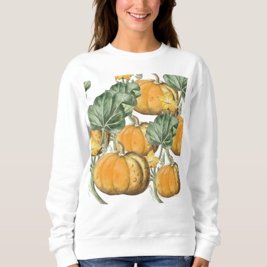 Herfst herfst pompoenen trui (Voorkant)