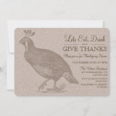 Herfst Herfst Potluck Thanksgiving Uitnodiging (Voorkant)