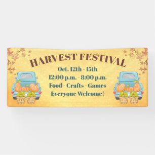 Herfst herfst Pumpkin Harvest Festival Spandoek