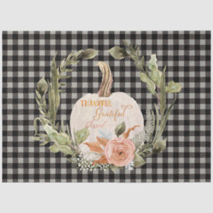 Herfst herfst Pumpkin Thankful Grateful Blessed Ar Tissuepapier