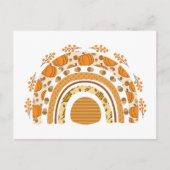 Herfst/Herfst regenboog Briefkaart (Voorkant)