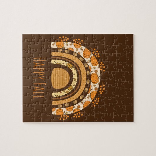 Herfst/Herfst regenboog Legpuzzel (Horizontaal)