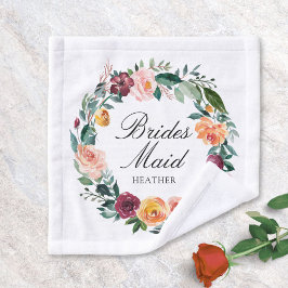 Herfst Herfst Roos Bloem Bloemen Krans Bruidsmeisj Washandje