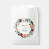 Herfst Herfst Roos Bloem Bloemen Krans Trouwen Bedankzakje (Voorkant)