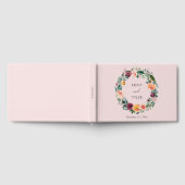 Herfst Herfst Roos Bloem Bloemen Krans Trouwen Gastenboek (Volledig)