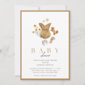 Herfst herfst rustiek  Baby shower Kaart (Voorkant)