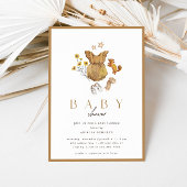 Herfst herfst rustiek  Baby shower Kaart