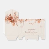 Herfst Herfst rustiek Bloemen Vrijgezellenfeest Bedankdoosjes (Uitgevouwen)