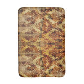 Herfst Herfst  Rustiek Sinaasappel Bruin Damask Badmat (Voorkant Verticaal)