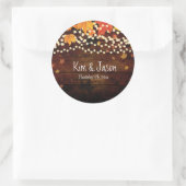 Herfst Herfst Rustieke Lichten Land Favor Stickers (Tas)