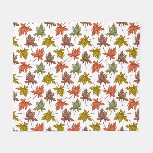 Herfst Herfst Rustieke Thanksgiving Fleece Deken (Voorkant (Horizontaal))