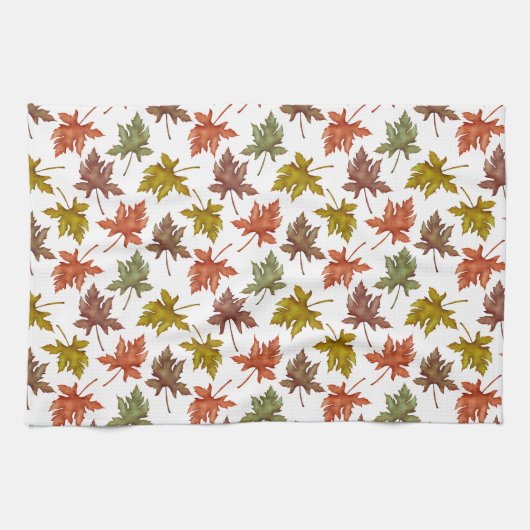 Herfst Herfst Rustieke Thanksgiving Theedoek (Horizontaal)