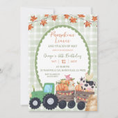 Herfst Herfst Sage Groene Boerderij Dierlijke Verj Kaart (Voorkant)