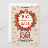 Herfst / Herfst Sale Flyer Sjabloon (Voorkant / Achterkant)