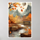 Herfst / Herfst Scene Poster (Voorkant)