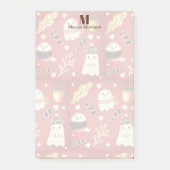 Herfst Herfst Schattige Spooky Ghosts Post-it® Notes (Voorkant)