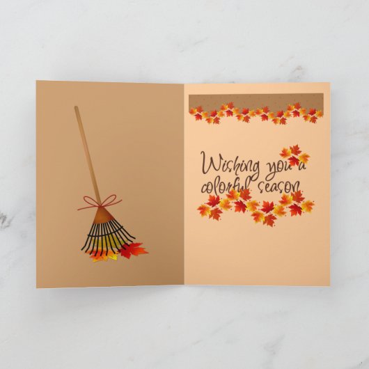 Herfst Herfst Seizoen Kaarten (Binnen)
