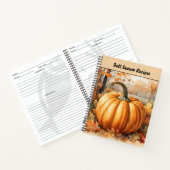 Herfst Herfst Seizoen Pompoen Thema Recept Boek (Binnen)