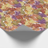 Herfst Herfst Seizoen Rustieke Boom Bladeren Cadeaupapier (Hoek)