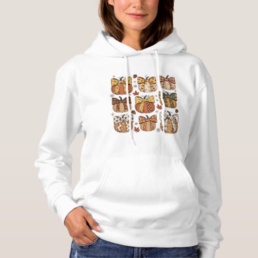 Herfst Herfst Seizoen Schattige Ontwerp Hoodie (Voorkant)