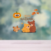 Herfst Herfst Shirt, Thanksgiving Shirt, Herfst Pu Acryl Bord (Neutraal)