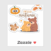 Herfst Herfst Shirt, Thanksgiving Shirt, Herfst Pu Sticker (Vel)