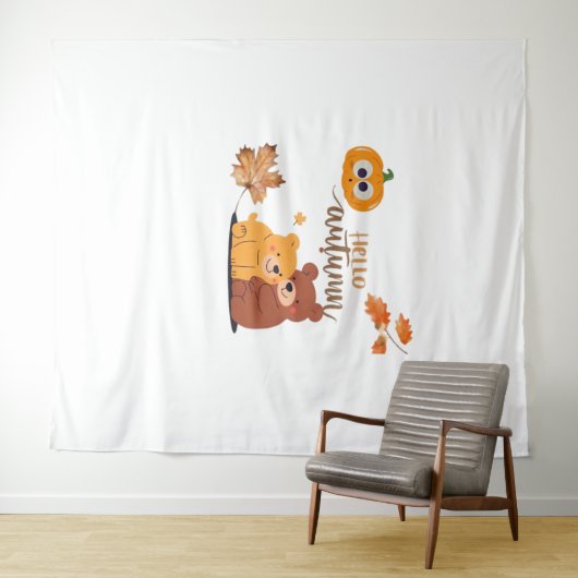 Herfst Herfst Shirt, Thanksgiving Shirt, Herfst Pu Wandkleed (In Situ (horizontaal))