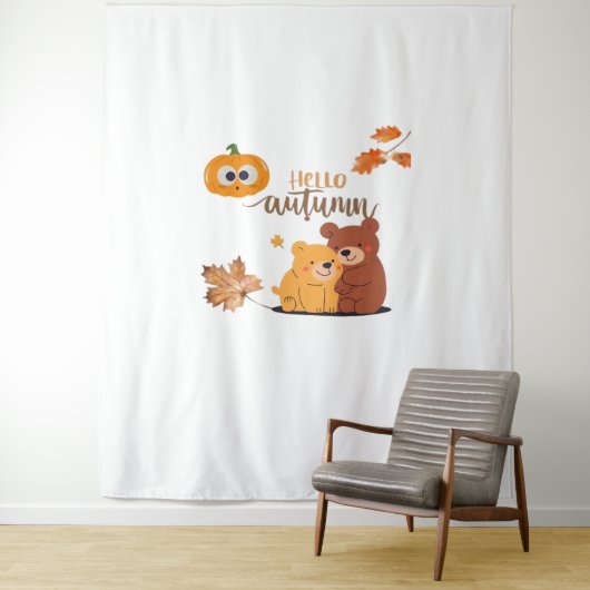 Herfst Herfst Shirt, Thanksgiving Shirt, Herfst Pu Wandkleed (In situ)