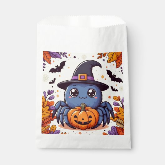 Herfst/herfst/spin/heks/halloween Bedankzakje (Voorkant)