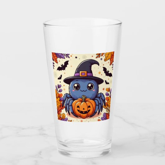Herfst/herfst/spin/heks/halloween Glas (Voorkant)