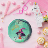 Herfst/herfst/spin/heks/halloween Papieren Bordje (Feest)
