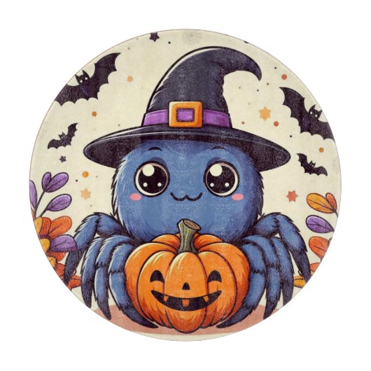 Herfst/herfst/spin/heks/halloween Snijplank (Voorkant)