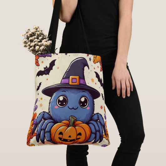 Herfst/herfst/spin/heks/halloween Tote Bag (Dichtbij)