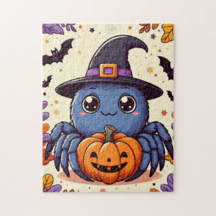 Herfst/herfst/spin/witch/halloween Legpuzzel