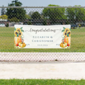 Herfst herfst - Sunflower Gefeliciteerd Weddenscha Spandoek (Insitu)