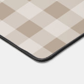 Herfst Herfst Taupe Plaid Modern gebladerte Monogr Bureaumat (Hoek)