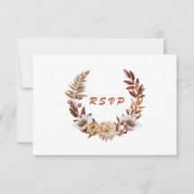 Herfst herfst Terracotta Rustic Floral Wedding