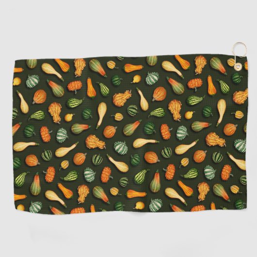 Herfst, Herfst, Thanksgiving Golfhanddoek (Horizontaal)