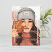 Herfst - Herfst Thanksgiving Groet Feestdagenkaart (Staand voorkant)