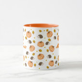 Herfst Herfst Thanksgiving Hedgehogs en pompoenen Mok (Midden)