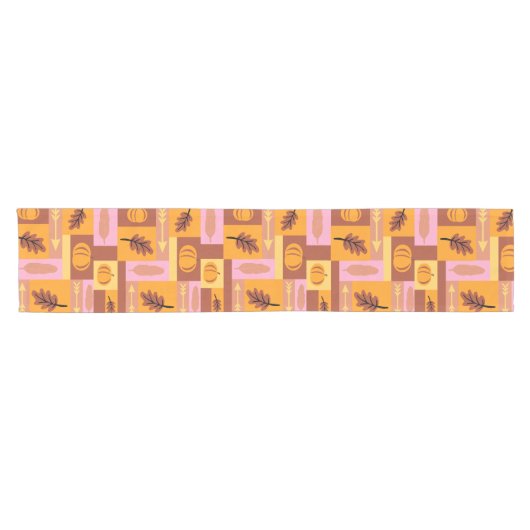 Herfst Herfst Thanksgiving Korte Tafelloper (Horizontaal)