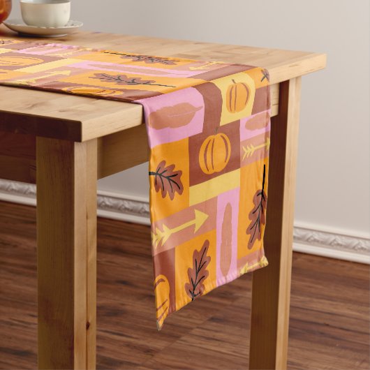 Herfst Herfst Thanksgiving Korte Tafelloper (Voorbeeld)