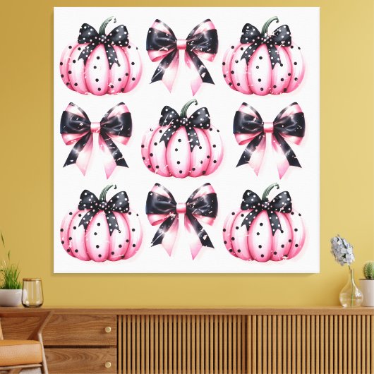 Herfst Herfst Thanksgiving Oogst Bladeren Vallen Canvas Afdruk (Insitu (Woonkamer))