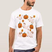 Herfst Herfst Thanksgiving Oogst Bladeren Vallen T-shirt (Voorkant)