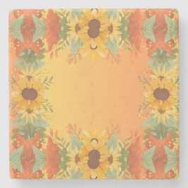 Herfst Herfst Thanksgiving Oogst Bloemen Bloemen Stenen Onderzetter