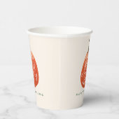 Herfst Herfst Thanksgiving Partij Waterverf Pompoe Papieren Bekers (Rechts)