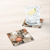 Herfst / Herfst Thanksgiving pompoenen Kartonnen Onderzetters (Insitu)